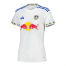 Camisa Leeds I 25/26 - Torcedor Adidas Feminina - Branca com detalhes em azul e amarelo