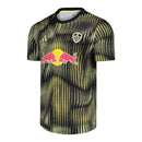 Camisa Leeds Pré-jogo 25/26 - Torcedor Adidas Masculina - Preta com detalhes em amarelo