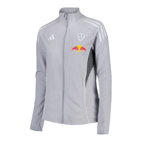 Jaqueta Corta-Vento Leeds United 25/26 - Adidas - Cinza