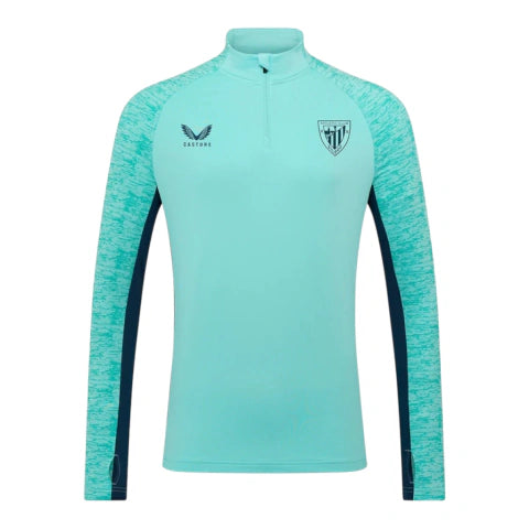 Camisa Athletic Bilbao Treino 25/26 manga longa - Torcedor Castore Masculina - Azul