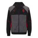 Jaqueta Corta-Vento AC Milan Edição especial Slam Jam 26/27 - Masculina Puma - Preta e cinza com detalhes em vermelho