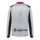 Camisa AC Milan Edição especial Slam Jam IV 26/27 manga longa - Torcedor Puma Masculina - Cinza e preta com detalhes em vermelho