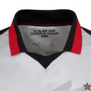 Camisa AC Milan Edição especial Slam Jam IV 26/27 manga longa - Torcedor Puma Masculina - Cinza e preta com detalhes em vermelho