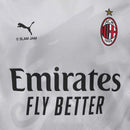 Camisa AC Milan Edição especial Slam Jam IV 26/27 manga longa - Torcedor Puma Masculina - Cinza e preta com detalhes em vermelho