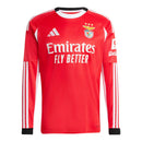Camisa Benfica I 25/26 manga longa - Torcedor Adidas Masculina - Vermelha