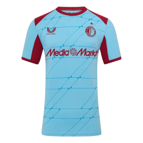 Camisa Feyenoord III 25/26 - Torcedor Castore Masculina - Azul e vermelha