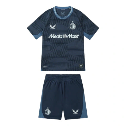 Kit Infantil Feyenoord II 25/26 - Castore - Azul