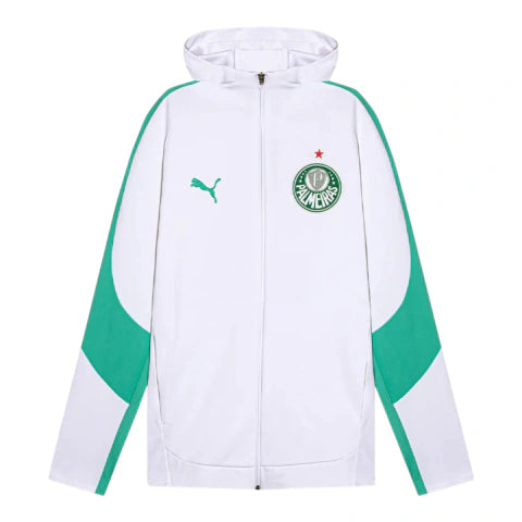 Jaqueta Corta-Vento Palmeiras 26/27 - Masculina Puma - Branca e verde