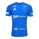 Camisa Cruzeiro I 26/27 - Torcedor Adidas Masculina - Azul Com Patrocínio