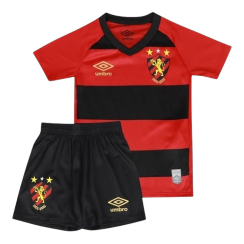 Kit Infantil Sport I 25/26 - Umbro - Vermelho e preto