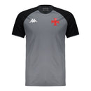 Camisa Vasco da Gama Treino 25/26 - Torcedor Kappa Masculina - Cinza e preta