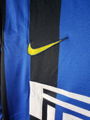Camisa Retrô Inter de Milão 1998 manga longa - Masculina Nike - Azul e preta
