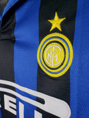 Camisa Retrô Inter de Milão 1998 manga longa - Masculina Nike - Azul e preta