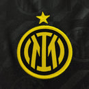 Camisa Retrô Inter de Milão II 1919/1920 - Masculina Nike - Preta com detalhes em cinza e amarelo