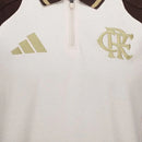 Camisa Polo Flamengo Treino 26/27 - Torcedor Adidas Masculina - Bege e marrom