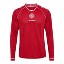Camisa Seleção Dinamarca I 26/27 manga longa - Torcedor Hummel Masculina - Vermelha