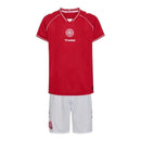 Kit Infantil Seleção Dinamarca I 26/27- Hummel - Vermelho e branco