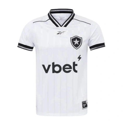 Camisa Botafogo III 25/26 - Torcedor Reebok Masculina - Branca com detalhes em preto