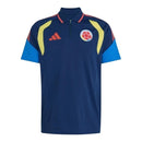 Camisa Polo Seleção Colômbia Treino 26/27 - Torcedor Adidas Masculina - Amarela - Azul com detalhes em amarelo
