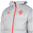 Jaqueta Corta-Vento Dupla Face Internacional 25/26 - Masculina Adidas - Cinza e vermelha