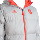 Jaqueta Corta-Vento Dupla Face Internacional 25/26 - Masculina Adidas - Cinza e vermelha