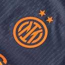 Camisa Inter de Milão III 25/26 - Torcedor Nike Feminina - Azul e laranja