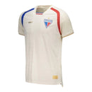Camisa Fortaleza II 26/27 - Torcedor Volt Masculina - Bege com detalhes em azul e vermelho