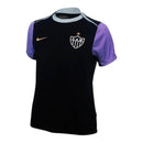 Camisa Atlético Mineiro Treino 26/27 - Torcedor Nike Feminina - Preta e roxa