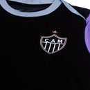 Camisa Atlético Mineiro Treino 26/27 - Torcedor Nike Feminina - Preta e roxa