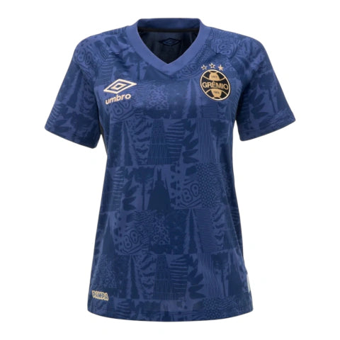 Camisa Grêmio III 25/26 - Torcedor Umbro Feminina - Azul