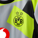 Camisa Borussia Dortmund II 25/26 - Torcedor Puma Feminina - Cinza e amarela neon