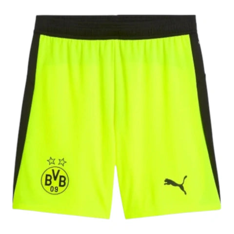 Short Borussia Dortmund Treino 25/26 - Masculino Puma - Amarelo neon e preto