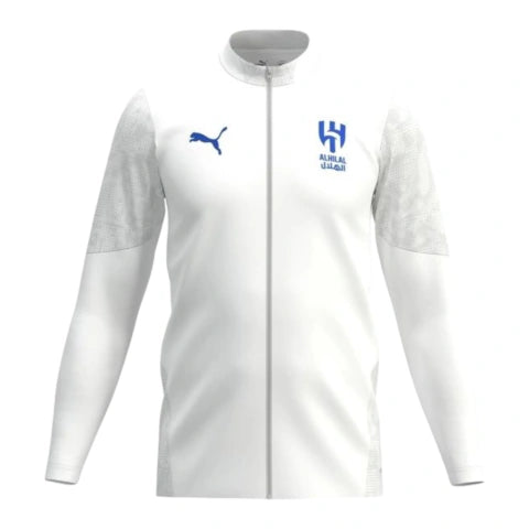 Jaqueta Corta-Vento Al-Hilal Treino 25/26 - Masculina Puma - Branca