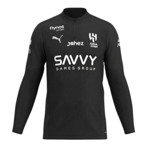 Camisa Al-Hilal Treino 25/26 manga longa - Torcedor Puma Masculina - Preta