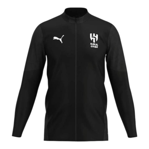 Jaqueta Corta-Vento Al-Hilal Treino 25/26 - Masculina Puma - Preta