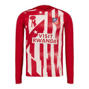 Camisa Atlético de Madrid Pré-jogo I 25/26 manga longa - Torcedor Nike Masculina - Vermelha e branca