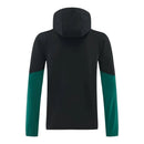 Jaqueta Corta-Vento Seleção México Treino 26/27 - Masculina Adidas - Preta e verde