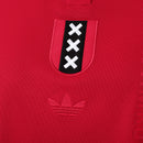 Camisa Ajax Edição Aniversário 125 anos 25/26 manga longa - Torcedor Adidas Masculina - Branca e vermelha