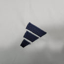 Kit Infantil Real Madrid I manga longa 23/24 - Adidas - Branco com detalhes em preto e amarelo