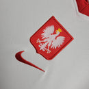 Kit Infantil Polônia I 24/25 - Nike - Branco com detalhes em vermelho