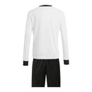 Kit infantil Seleção Alemanha Edição Aniversário 125 anos I 25/26 manga longa - Adidas - Branco com detalhes em preto