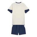 Kit Infantil Seleção Portugal Treino 25/26 - Puma - Branco e azul