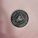 Kit Infantil Inter Miami CF I manga longa 23/24 - Adidas - Rosa com detalhes em preto