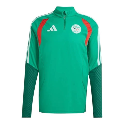 Camisa Seleção Argélia Treino 26/27 manga longa - Torcedor Adidas Masculina - Verde