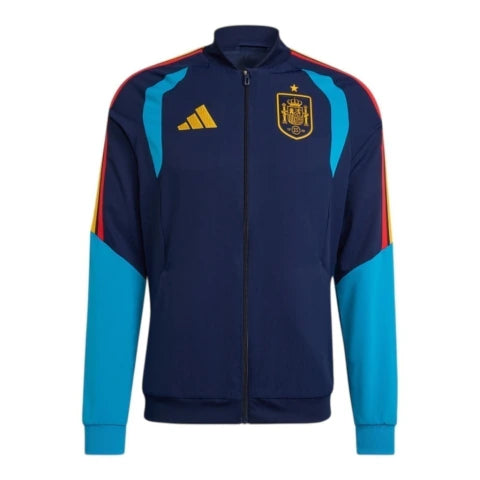 Jaqueta Corta-Vento Seleção Espanha Treino 26/27 - Masculina Adidas - Azul