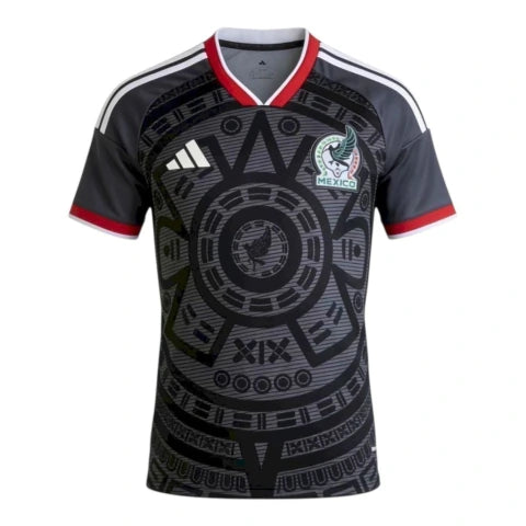 Camisa Seleção México Edição especial 26/27 - Torcedor Adidas Masculina - Preta com detalhes em cinza