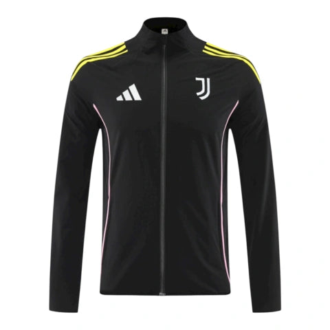 Jaqueta Corta-Vento Juventus 25/26 - Masculina Adidas - Preta