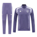 Conjunto Manchester United Treino 25/26 - Masculino Adidas - Roxo