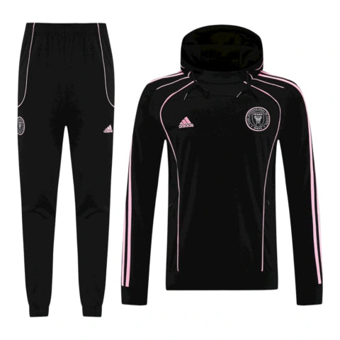 Conjunto Inter Miami 25/26 - Masculino Adidas - Preto com detalhes em rosa
