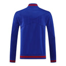 Jaqueta Corta-Vento Barcelona Treino 25/26 - Masculina Nike - Azul com detalhes em vermelho